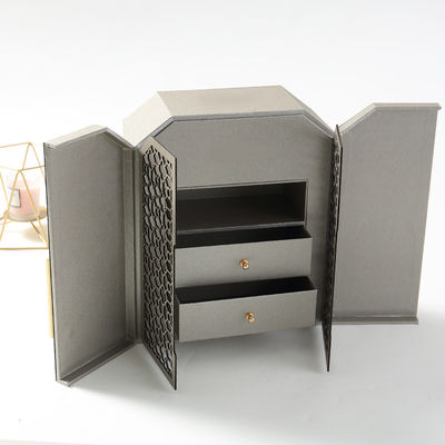 Giá tốt. Hộp quà mỹ phẩm hai cửa đôi tùy chỉnh cao cấp Bao bì rỗng tinh tế cho bộ mỹ phẩm cao cấp trực tuyến
