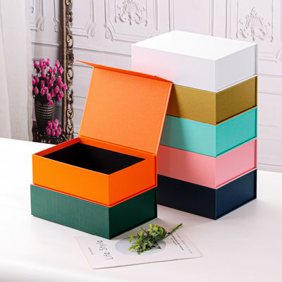 Bon prix Boîte cadeau magnétique de couleur unie, boîte d'emballage, cadeau d'anniversaire, cadeau de réunion annuelle d'entreprise en ligne