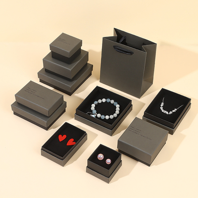 Good price Customized Logo Jewelry Paper Box With Top And Bottom Cover Design Jewelry Packaging Box online