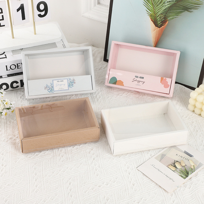 Geometrische Geschenkbox Premium, stabiles Papierverpackung für Schmuck, Kosmetik, Wohlfühlgeschenke