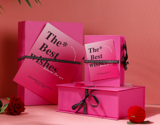 Guter Preis Luxus Geschenk-Box-Set mit Parfüm Rose Akzente Premium Valentinstag Verpackung Online
