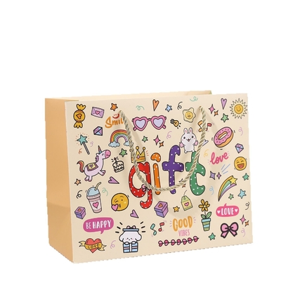 Harga yang bagus Tas Hadiah Grafiti Kartun Kreatif untuk Ulang Tahun Anak-anak on line
