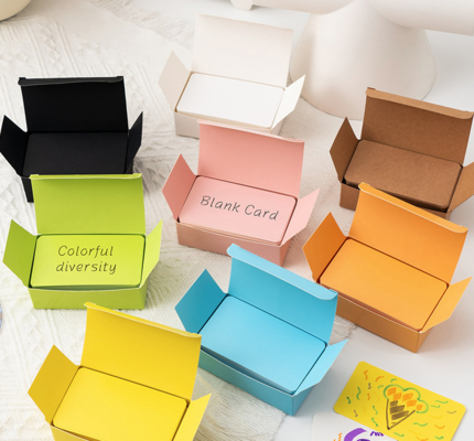 Good price Customizable Slim Drawer Box Set for Flashcards and Small Items online