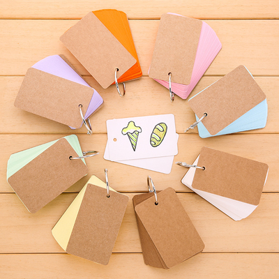 Guter Preis DIY Englisch-Wörterbuch Flashcards mit Metallringe Online