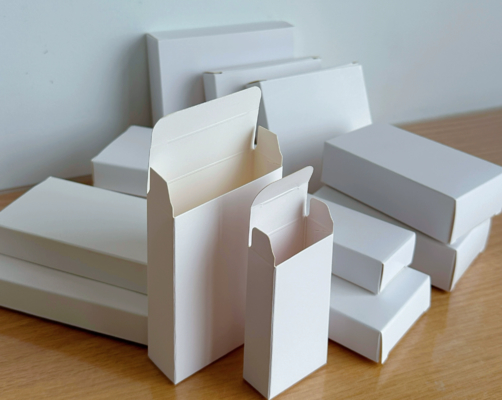 Good price White Double Tuck End Folding Paper Boxes for Cosmetic Packaging online