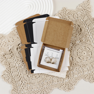 Bon prix Coffret cadeau de bijoux en kraft écologique avec doublure en velours en ligne