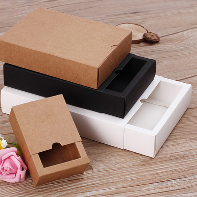 Guter Preis Individuelle Schubladenbox aus Kraftpapier für Schmuckgeschenkverpackungen Online