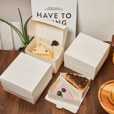 Giá tốt. Hộp đóng gói bánh Mousse hình vuông tùy chỉnh - Bảng giấy chất lượng thực phẩm trực tuyến
