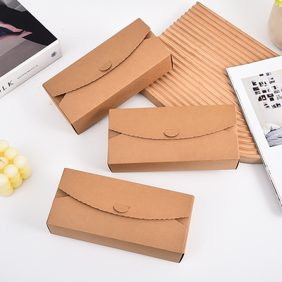 Buen precio Caja de regalo de papel Kraft personalizada para galletas y caramelos, ecológica en línea