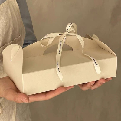 Giá tốt. Hộp bánh giấy Kraft tùy chỉnh Bao bì đồ ăn nhẹ gấp trực tuyến
