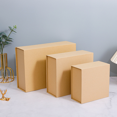 Giá tốt. Hộp quà gấp hình sách Kraft tùy chỉnh với in logo trực tuyến