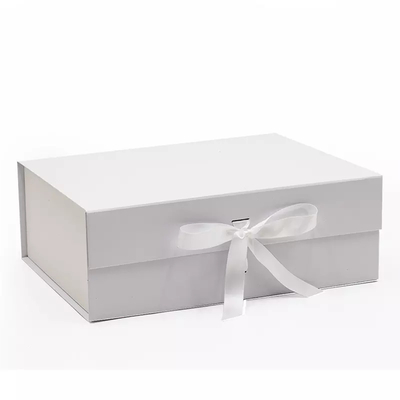 Guter Preis Benutzerdefiniertes Logo Weißkarton Flip Top Geschenkbox Online