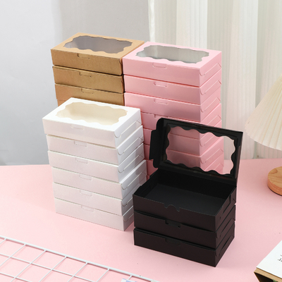 Goede prijs Custom White Cardboard Window Gift Box for Wedding Cake Packaging online