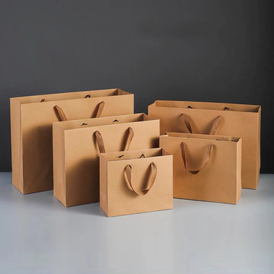Goede prijs Custom Printed Eco Kraft Paper Gift Bags for Retail Packaging online