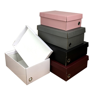 ভালো দাম Custom Shoe Box White Cardboard Storage Box with Folding Cover অনলাইন