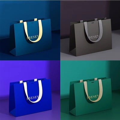 Good price Custom Printed Kraft Paper Tote Bag for Clothing and Cosmetics online