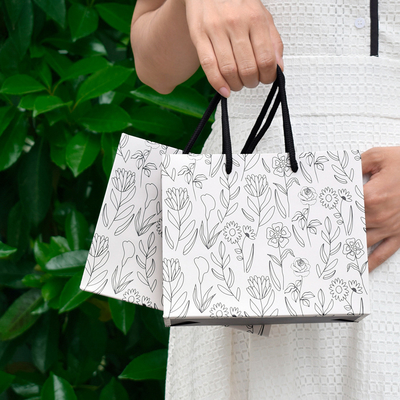 Giá tốt. Customizable Kraft Paper Gift Bag 18x7x15cm trực tuyến