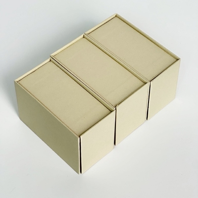 Good price Minimalist Magnetic Flip Top Gift Box Premium Beige Cosmetic Jewelry Packaging online