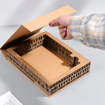 Guter Preis Bienenwabenförmige Geschenkbox in Buchform, Premium-Verpackung mit Magnetverschluss, umweltfreundliches Recyclingpapier Online