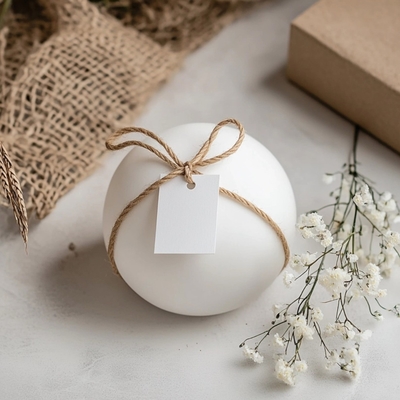 Harga yang bagus Set Ornamen Pulp EcoSphere Kemasan Hadiah Natal Biodegradable Dekorasi Bola yang Dapat Disesuaikan on line