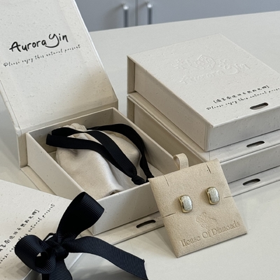 Luxury Book Shaped Jewelry Box Magnetic Flip Top With Silk Bow Premium Gift Packaging For Necklaces Bracelets