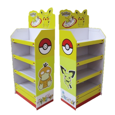 Good price Supermarket Paper Display Rack Corrugated Paper Display Rack Paper Shelf Display Rack Carton Rack online