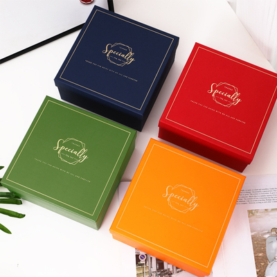 Good price Square Gift Box Gift Packaging Box Lipstick Perfume Scarf Box Kraft Paper Box online
