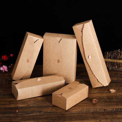 Good price Baking Packaging Box Custom Macaron Candy Box Kraft Paper Rectangular Cake Box online