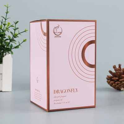 Goede prijs Op Maat Bedrukte UV-Gecoate Parfumverpakkingsdozen Witte Kartonnen Geurdozen online