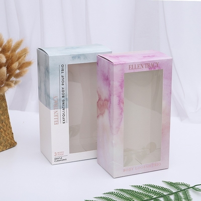 Good price Corrugated Package Colorful Transparent Foldable Gift Boxes Flip Top Window Logo Cake Boxes online