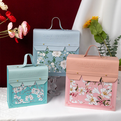 Floral Handle Box Set Premium Pastel Wedding Favor Collection For Bridesmaids Girlfriends