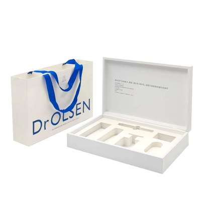 Good price Custom Logo Cosmetics Packaging Cardboard Luxury Skincare Magnetic Gift Box With Ribbon online
