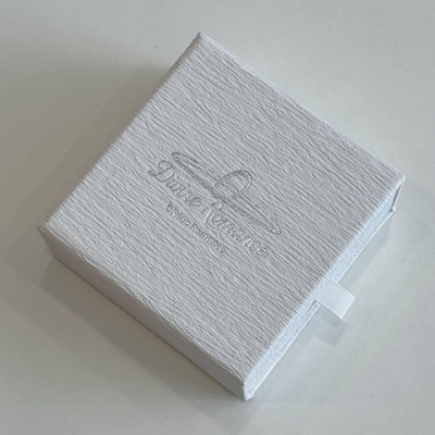 Textured Jewelry Boxes Packaging Gift Boxes For Earrings Rings Bracelets Crystal & Gem Jewelry