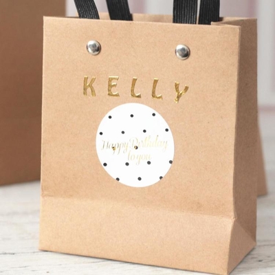 Good price Kraft Paper Tote Bag Customizable Printed Packaging For Insulated Cups Jewelry Boxes & Gifts online