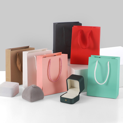 Good price Custom Kraft Paper Bag Tote Bag Cosmetics Jewelry Shopping Gift Packaging Thickened Hand Bag online