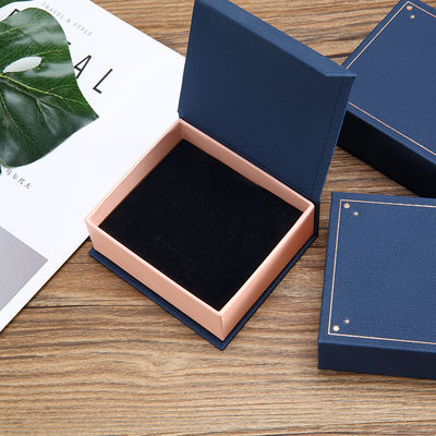 High End Flip Top Book Shaped Jewelry Box Hard Gift Case With Custom Logo