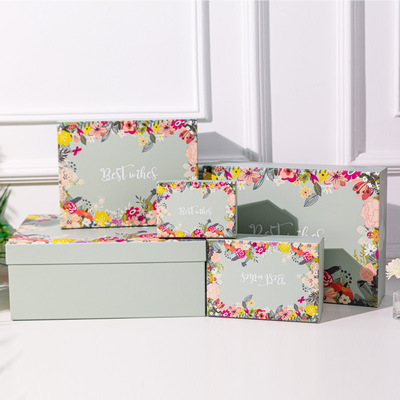 New Custom Gift Box With Top And Bottom Cover For Holiday Party Gift Box For Shopping Mall Gift Packaging