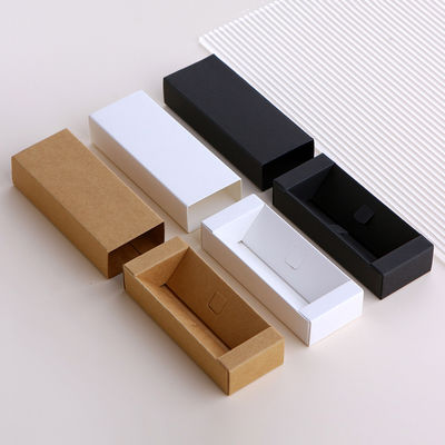 قیمت خوب Custom Printed Perfume Packaging Boxes Kraft White Card And Black Card Options With Gold Foil Stamping آنلاین