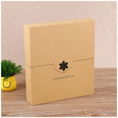 Harga yang bagus Double Door Gift Box Premium Kraft Paper With Gold Foil UV Coating Surprise Opening Design Custom Logo on line