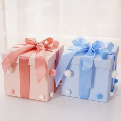Harga yang bagus Large Square Snack Packaging Box With Lid And Empty Box Cartoon Gift Package Gift Box on line