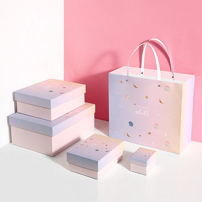 Harga yang bagus Gradient Design Gift Box With Top And Bottom Cover Holiday Gift Box Packaging Box Gift Box on line