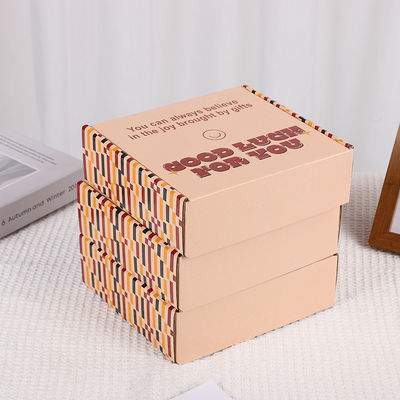 Harga yang bagus Kothak kertas bergelombang cetak, kemasan pakaian khusus bergelombang Express Kothak pesawat terbang tebal on line