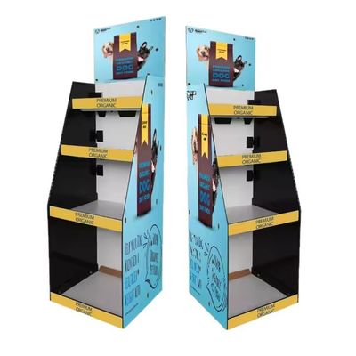 Bom preço Gabinete de Exibição de Papelão Ondulado Personalizado Prateleira de Papel para Snacks Ecológica on-line