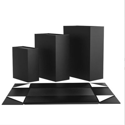 Customizable One Piece Folding Gift Box With Magnetic Flip Top And Logo Imprint Perfect For Gifting