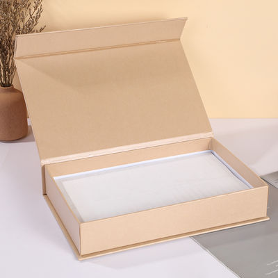 Harga yang bagus Kotak Hadiah Flip Warna Solid Kotak Hadiah Kertas Kraft Film Matte Tahan Air Kotak Hadiah Karton Magnetik on line