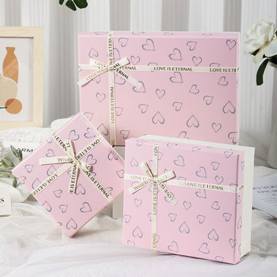 Harga yang bagus Set Kotak Hadiah Kosmetik Premium Kemasan Parfum Desain Tutup Surga Bumi Pita Dekorasi Hati Hari Valentine Presentasi Ulang Tahun on line