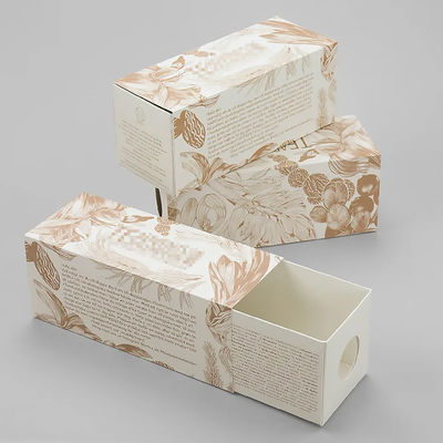 Custom Tea Paper Box Special Paper Hot Stamping Drawer Style Packaging Box