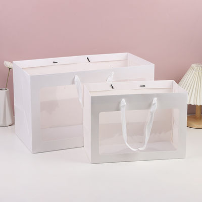 Bom preço Coleção de Sacolas de Presente Premium Extra Grandes com Janela para Brinquedos de Pelúcia e Flores, Alças Reforçadas on-line