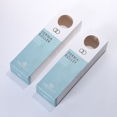 Buen precio Cajas de cartón impresas personalizadas para dispositivos de limpieza facial, cajas de embalaje para instrumentos de belleza, cajas para masajeadores con ventana de PVC en línea