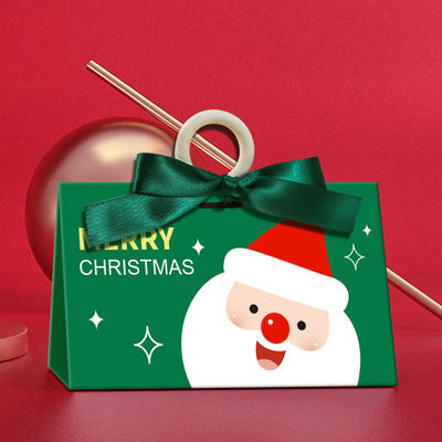 Custom Paper Box Themed Candy Gift & Apple Box For Christmas Eve Packaging Gift Box